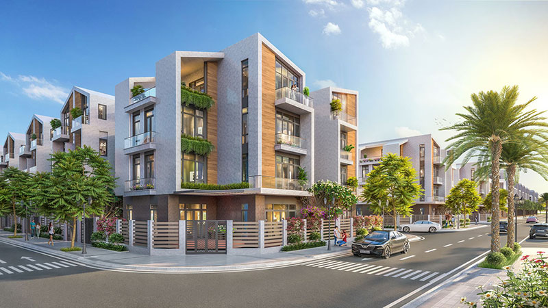 Phân khu Ánh Dương có một vị trí thuận lợi là khu view trực tiếp ra Công viên trung tâm và khu hồ nước trung tâm.